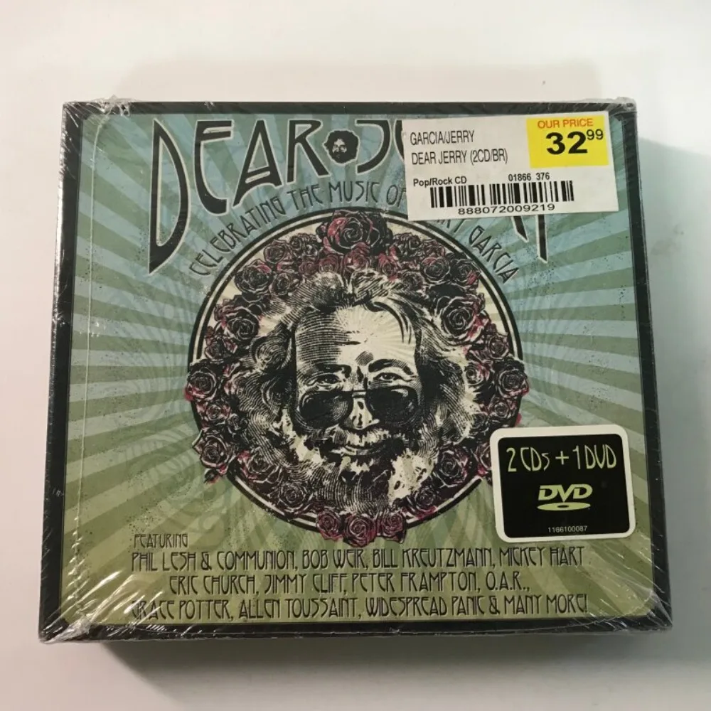 CD 'Dear Jerry Celebrating The Music of Jerry Garcia' Multiple Rock & Folk Performers Various Artists Tribute Compilation 2016