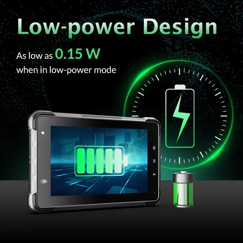 7 Inch IP67 MIL-STD-810H Anti-vibration 1000 Nits Rugged Android 13 Tablet Pc with 4 AHD Input for Precision