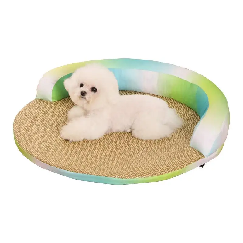 

Cooling Mat for Dogs Removable Cooling Cat Bed Pet Supplies for Puppy Senior House Bedroom Living Room Offices Backyards