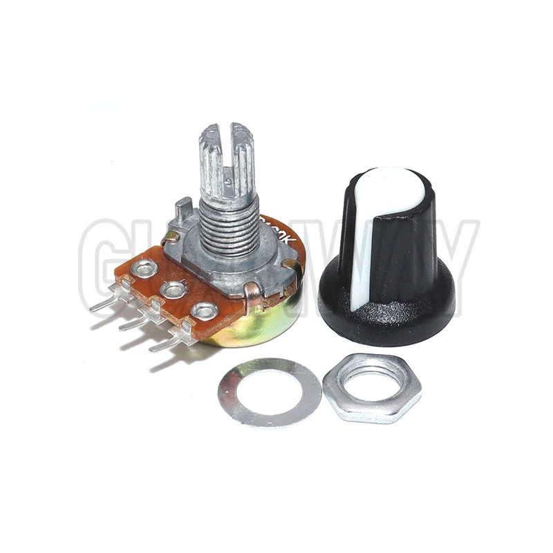 5-conjuntos-de-potenciometros-rotativos-lineares-wh148-1k-10k-20k-50k-100k-500k-ohm-15mm-3-pinos-com-tampa-branca-ag2-para-arduino