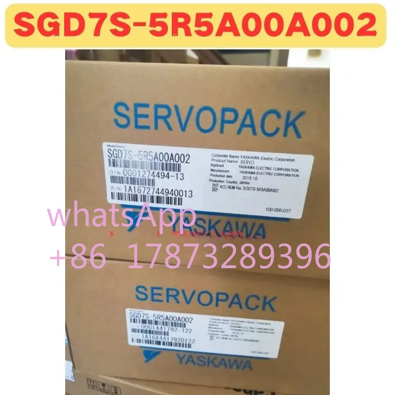 

Brand New Original SGD7S-5R5A00A002 SGD7S 5R5A00A002 Servo Drive
