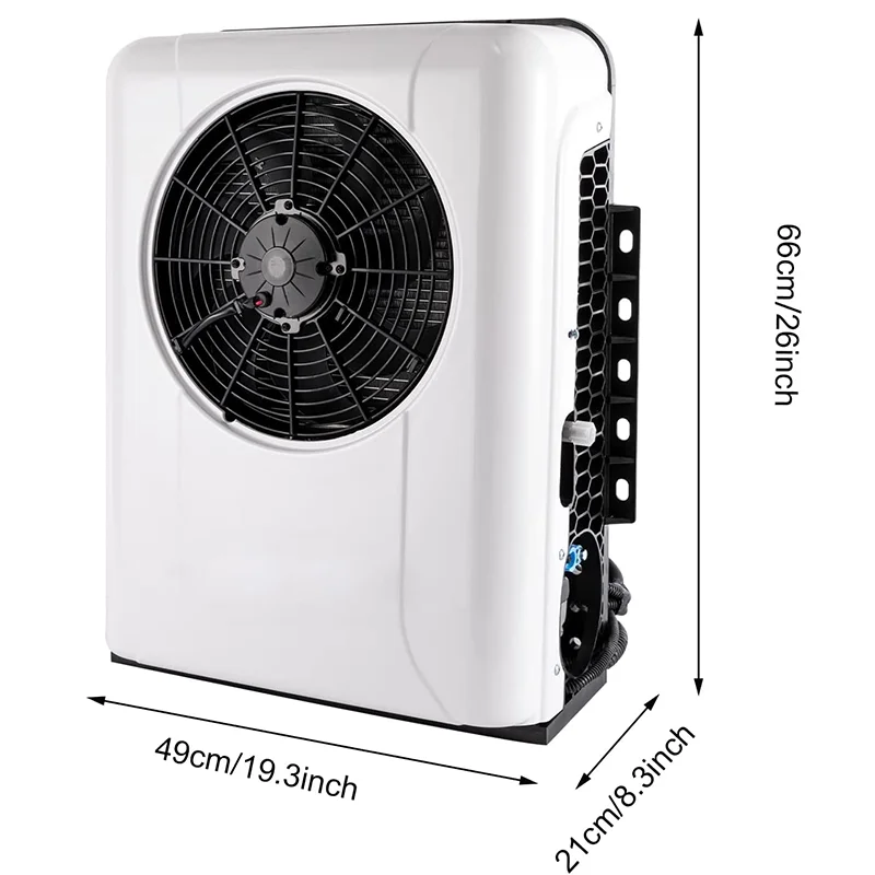 OGMIE 960 واط 12 فولت تيار مستمر الكهربائية سبليت شاحنة مكيف الهواء العالمي RV قافلة وقوف السيارات التيار المتناوب لشاحنة السيارات وقوف السيارات مكيف