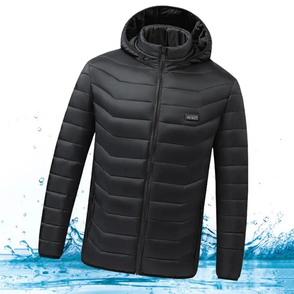 Heating Jacket with Temperature Control Usb Charging Jacket for Men Women Three-level Temperature Control Windproof Outwear