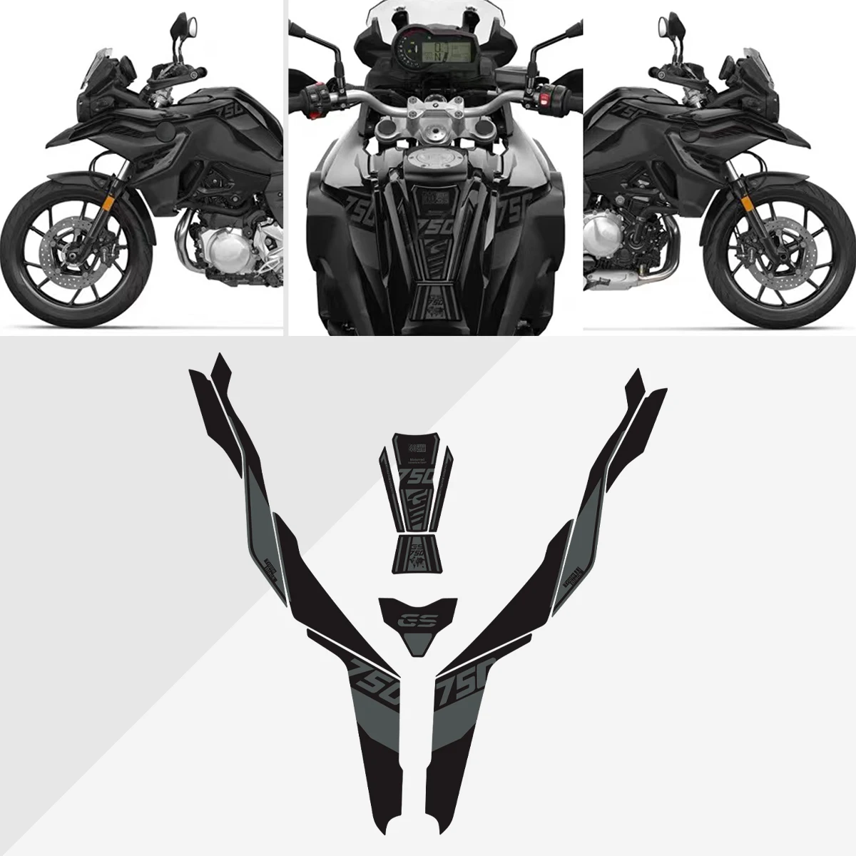 2019 2020 오토바이 사이드 데칼 키트, BMW GS 40 년 F750GS F750 GS F 750 GS 2018-2021