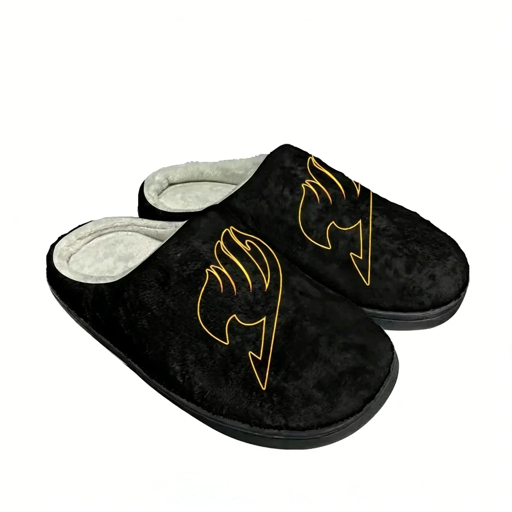 Pantuflas de algodón personalizadas de moda Fairy Tail, para hombre, mujer y adolescentes, de felpa, informales, para mantener el calor, térmicas y cómodas
