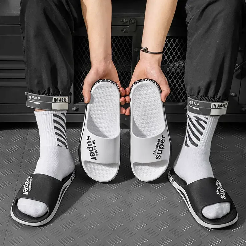 Bathroom Slippers for Men- Soft and Comfortable House Slippers with Deodorizing Functionality