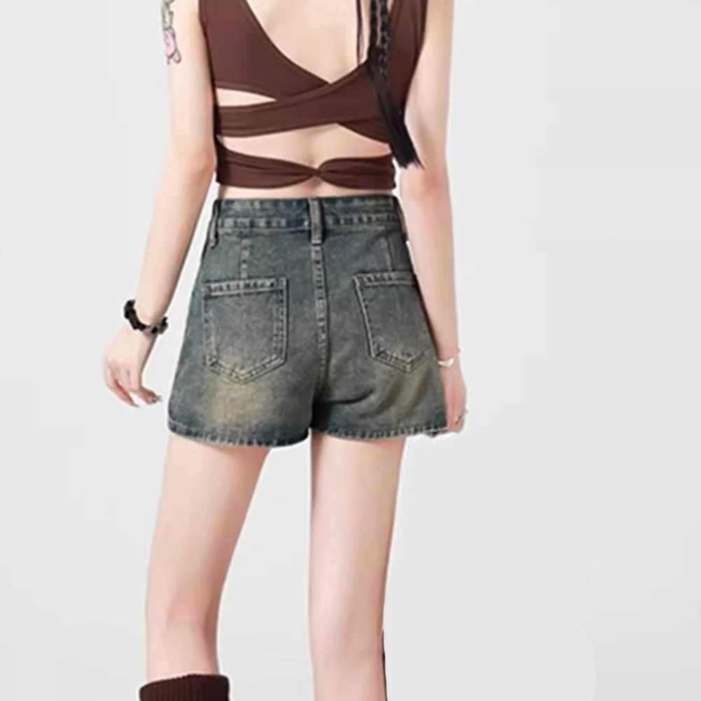 عارضة السراويل عالية الخصر الزي عارضة الملابس عالية الخصر تنورة السراويل الملابس العادية طول نسيج مرن قليلا #3