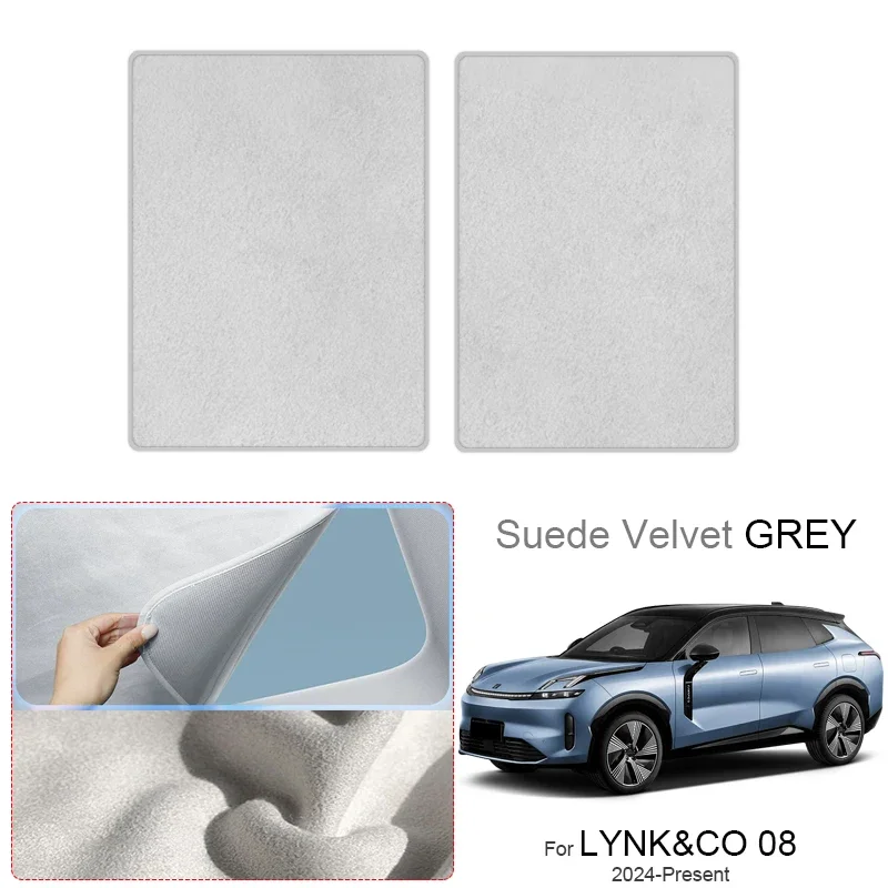 

For LYNK&CO 08 2024-Present Suede Fabric Electrostatic Adsorption Anti-UV Heat Insulation Sunroof Sunshade
