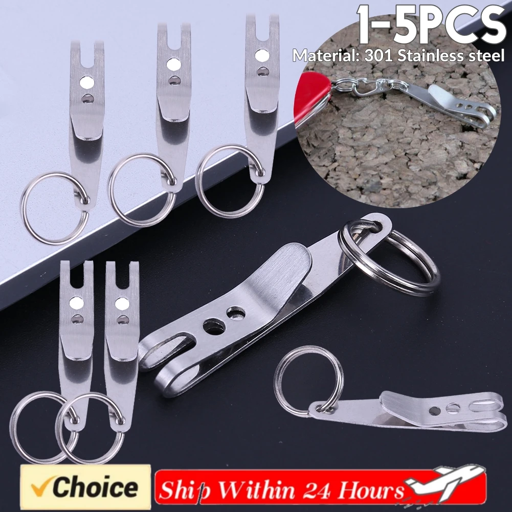 1-5PCS Outdoor Portable Nylon Webbing Buckle Hook Water Bottle Holder Clip EDC Climb Carabiner Belt Backpack Hanger Tools