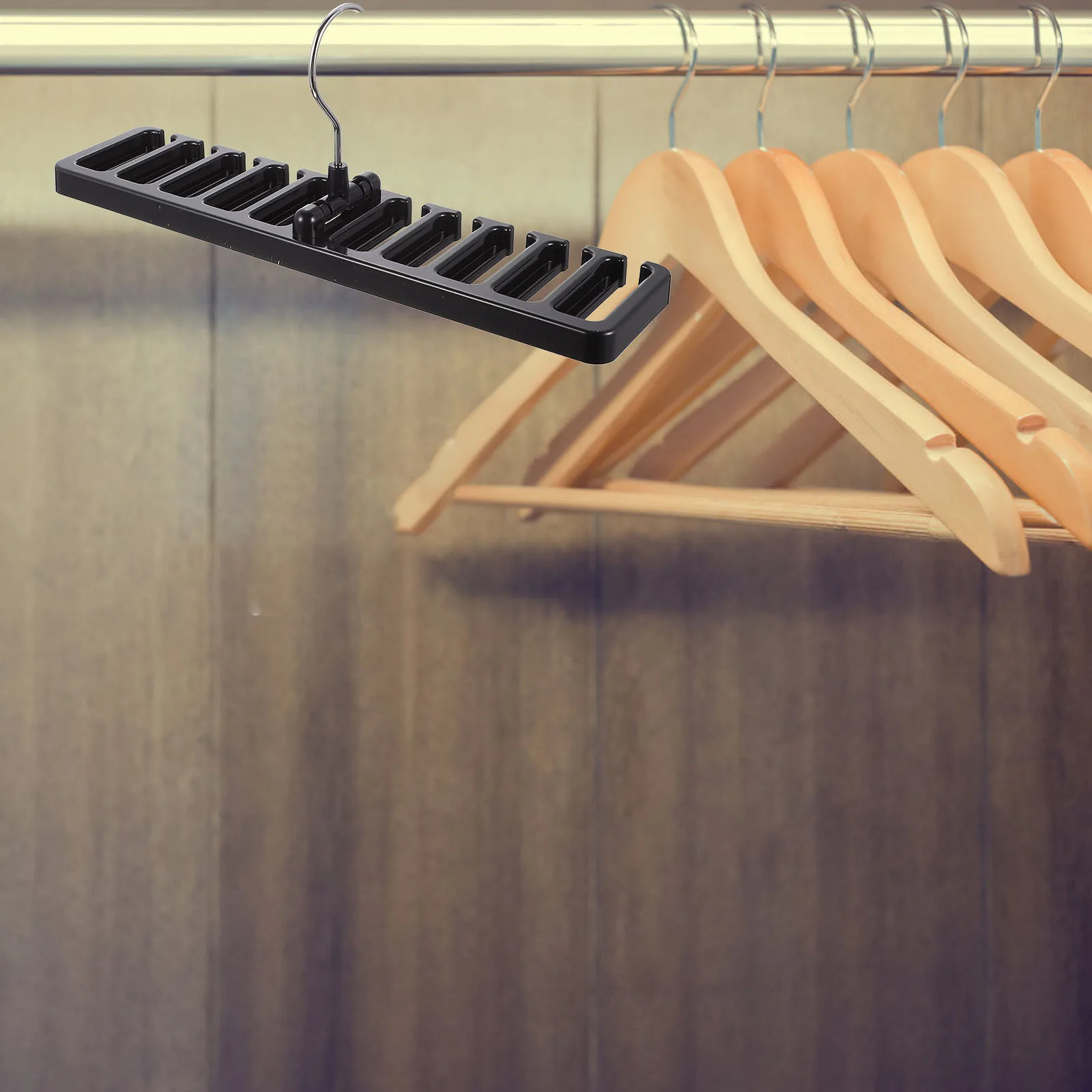 

2Pcs Belt Hanger Organizer Multi-Slot Scarf Tie Storage Closet Space Saver Belt Hanger for Closet Scarf Organizer