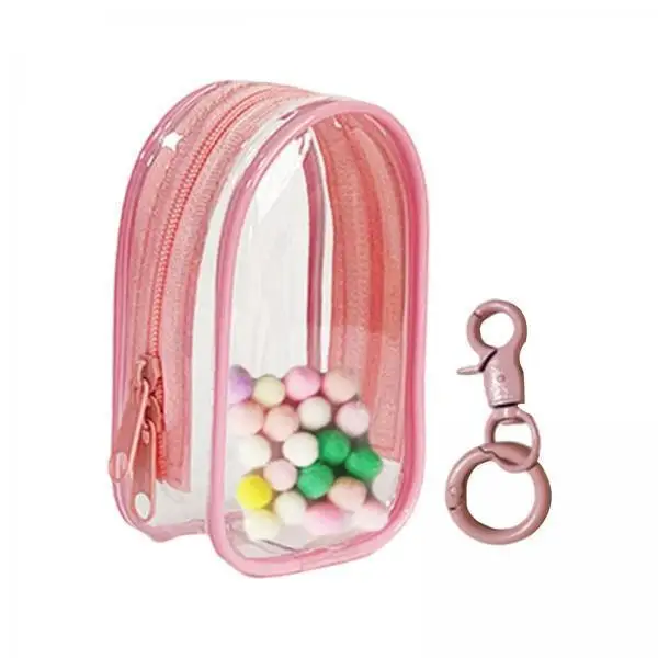 

Small Doll Storage Bag Zipper Organizer Dustproof Collectibles Mini Display Case for Dollhouse Figures