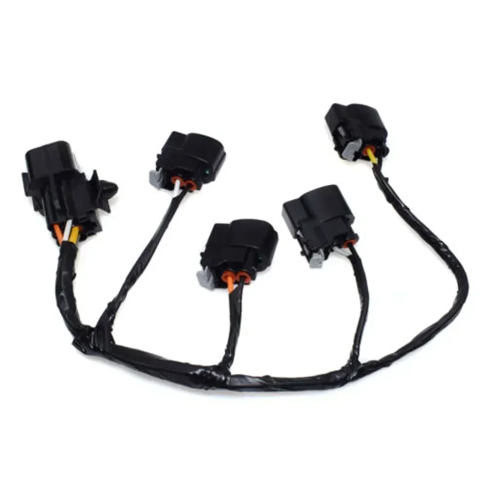 1pc Black Car Ignition Coil Wire Harness Plug ABS 273502B000 For Kia Soul 2012-2014 1.6L For Hyundai Veloster 2012-2014 1.6L