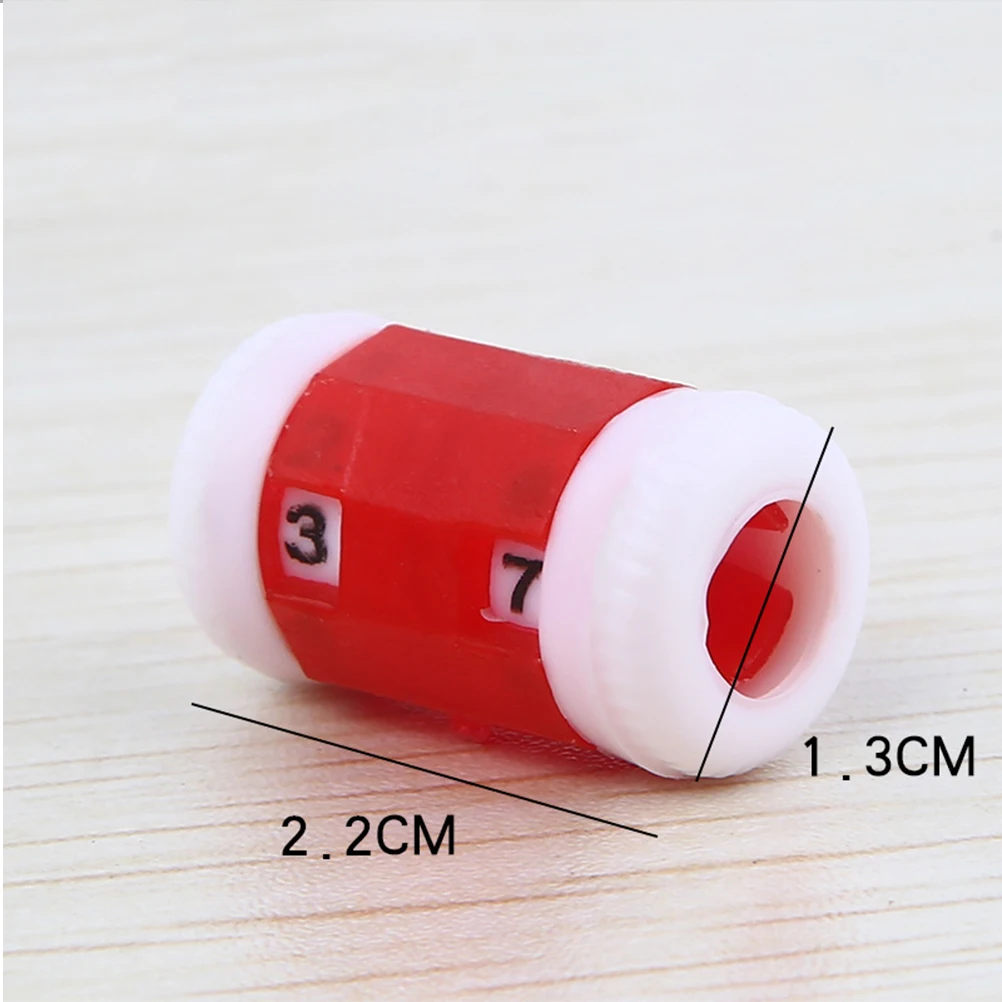 

10pcs Knitting Stitch Counter Register Tool For Weaving Line Tracking Home Use Durable Plastic Needle Markers Knitting