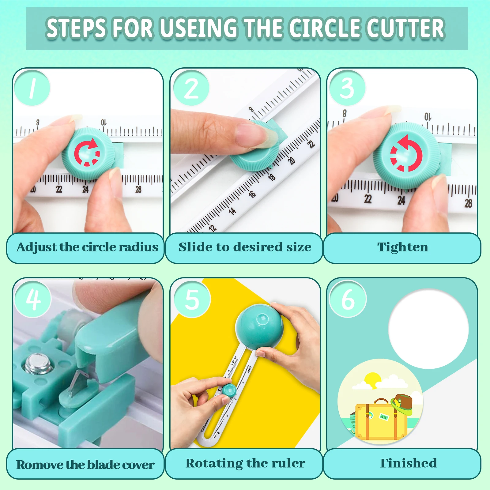 วงกลมเครื่องตัดกระดาษกระดาษแบบ - Art Craft Easy With Paper บทวิจารณ์และราคา