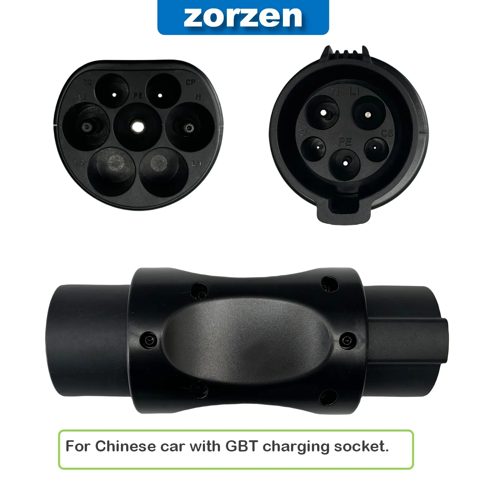 Type1 to GBT Adapter 32A Type 1 J1772 Charger Adaptor for Chinese Version Electric Car with GB/T Charging Socket