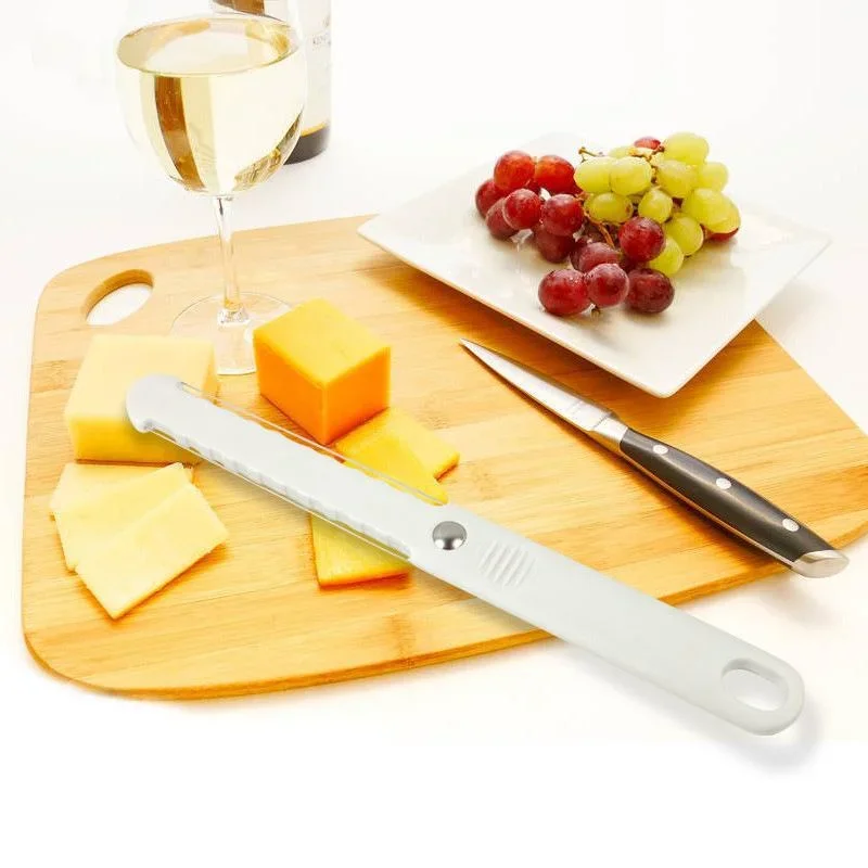 1PC New Fashion Cheese Butter Slicer Peeler Cutter Tool Wire Thick Hard Soft Handle Plastic Cheese Knife Cooking Baking Tools