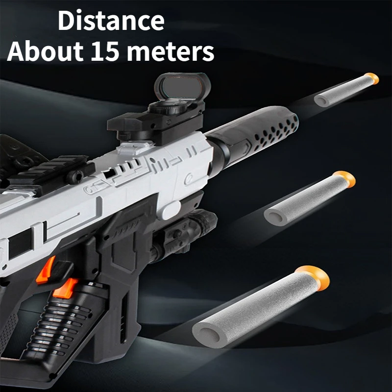 High Speed R2  Sci-Fi Space Full Auto Dart Blaster Children’s Toys