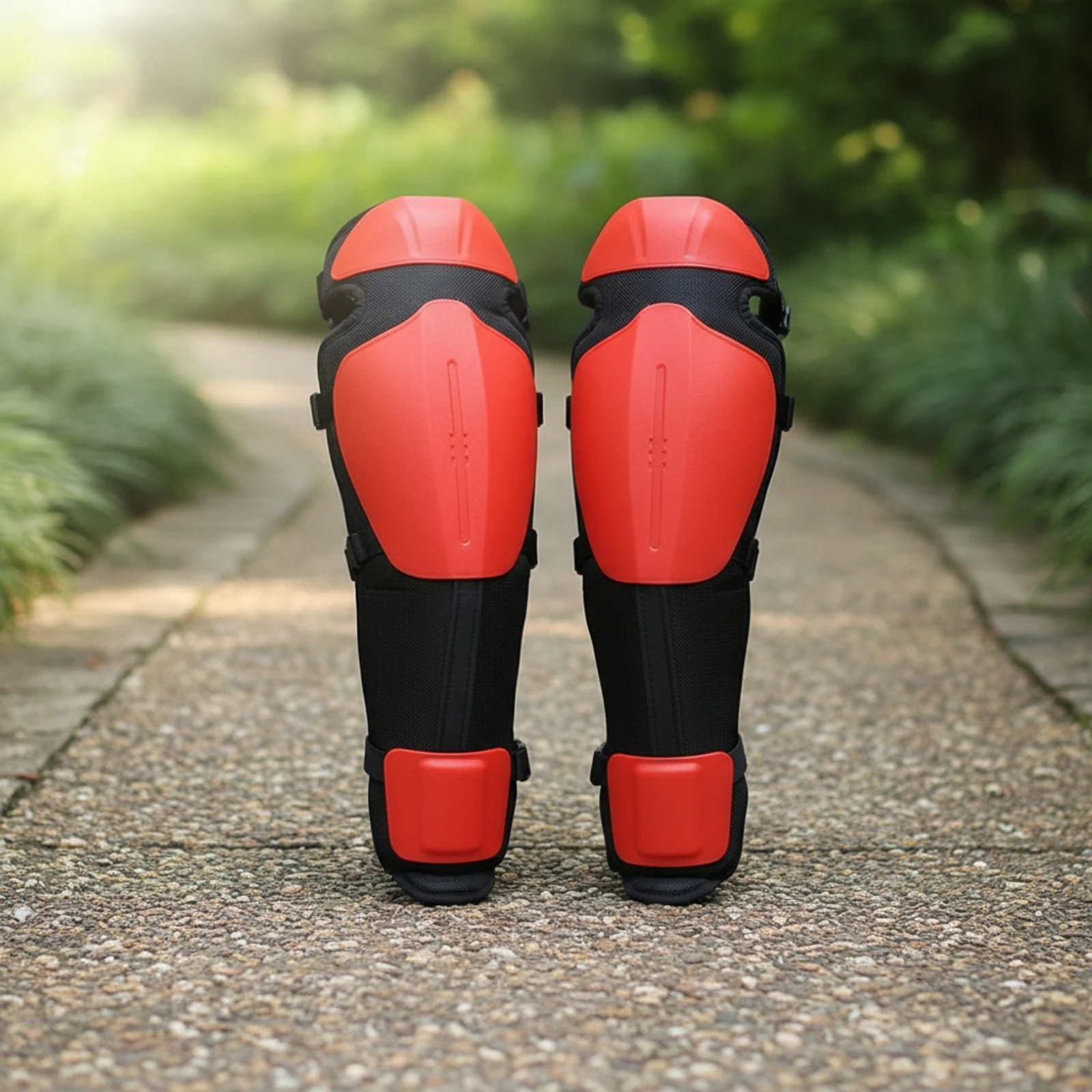 Lawn Mower Leg Guards Adjustable Leg Guards with Straps Trimmer Gaiters Shielding Shield Contoured for Landscapers, Yard Work