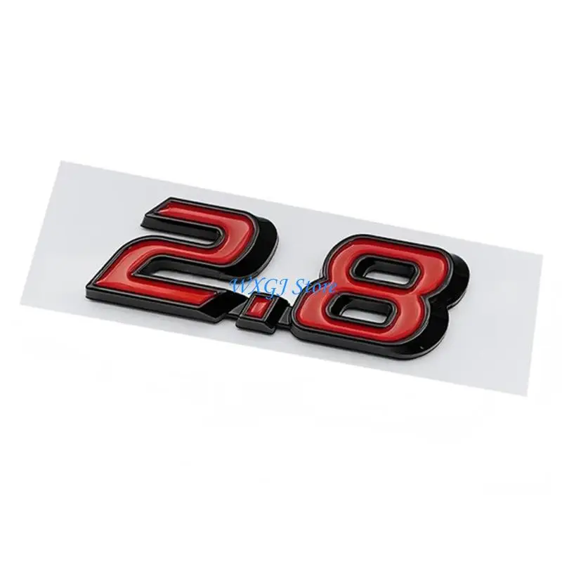 37JE 2.8 Car Body Badge, 3D Exterior Accent Multiple Styles for DIY Styling Tasks