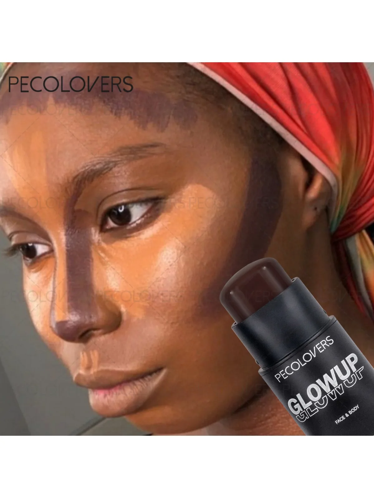 Crème contour tridimensionnelle naturelle 1 pièce – Modifie le contour du visage, Texture douce, Anti-taches, adaptée aux débutants