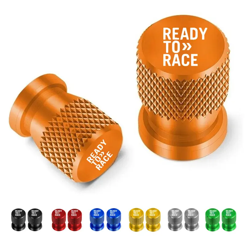 2PCS Tire Valve Caps Wheel Tyre Cover CNC Aluminum Alloy For KTM Ready to Race Adv Duke 390 690 790 890 1190 Rc 1290 Adventure