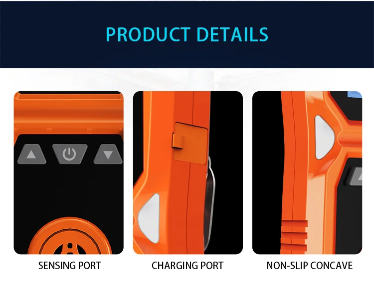 Aikesi แบบพกพาคลอรีน Cl2 เครื่องตรวจจับก๊าซรั่วเครื่องตรวจจับก๊าซธรรมชาติ