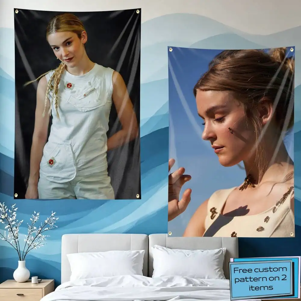 Gedoe Singer P-Pommelien Thijs Flag Tapestry Banner for Bedroom Living Room Outdoor Camping Custom Supported