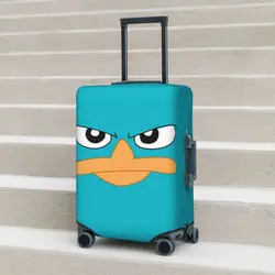 Perry Platypus Suitcase Cover Agent P Practical Travel Protection Luggage Supplies Flight