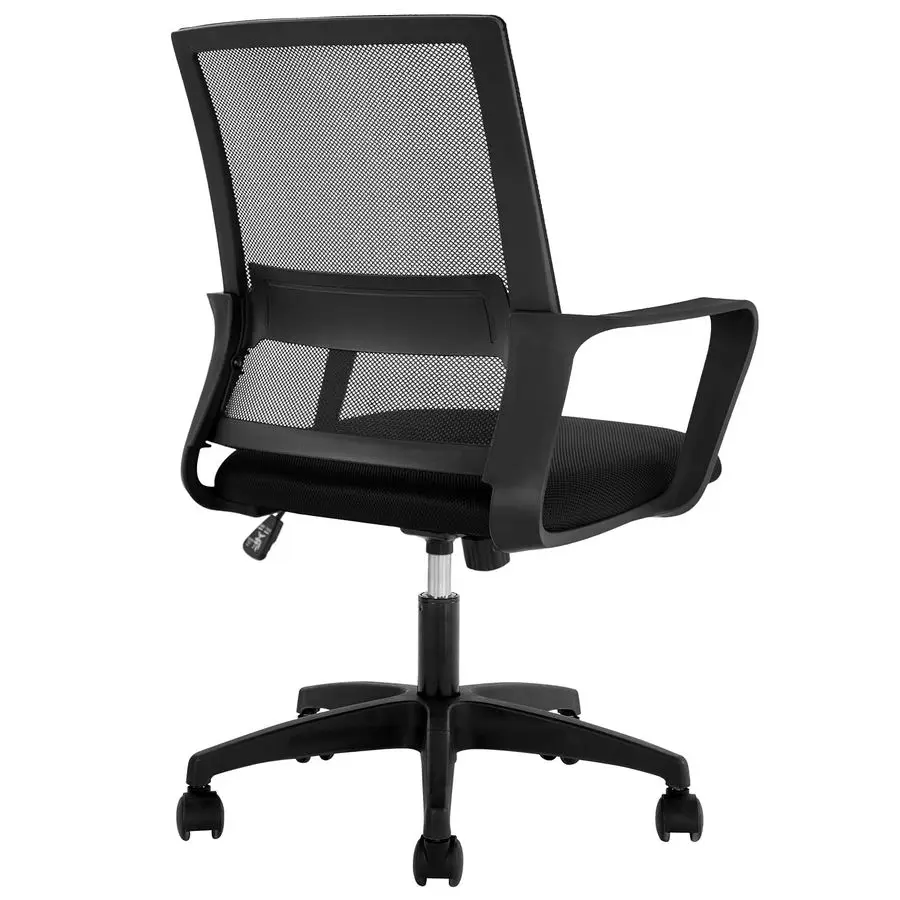 

Desk Chair for Office which is Ergonomically Made with Cushion, Armrest amp Lumbar Support, Nylon Black