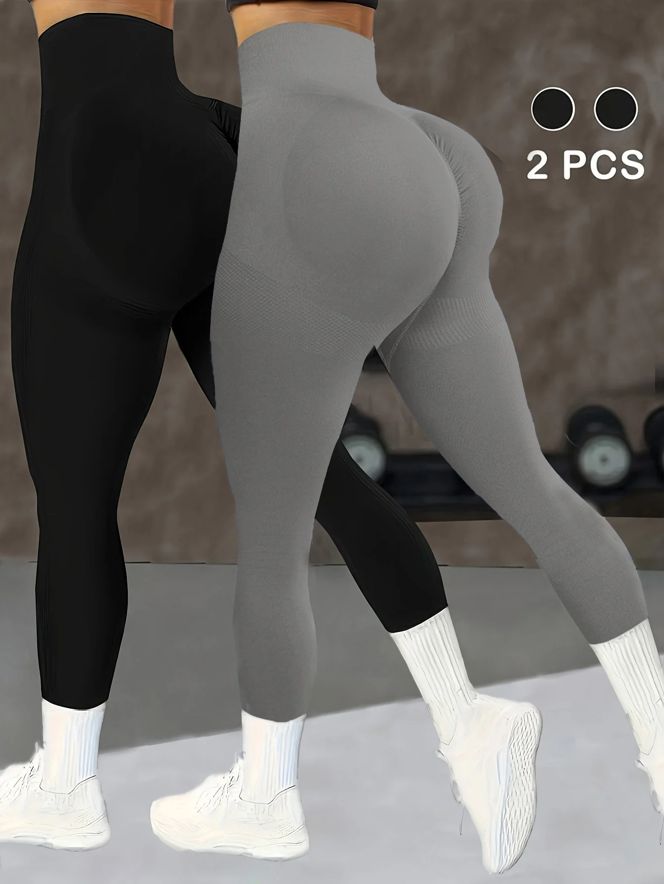 CZGUKE High Waist Yoga Pants for Women - Tummy Control Leggings Stretchy Soft Workout Running Pants Comfortable Gym Sports Pants image 3