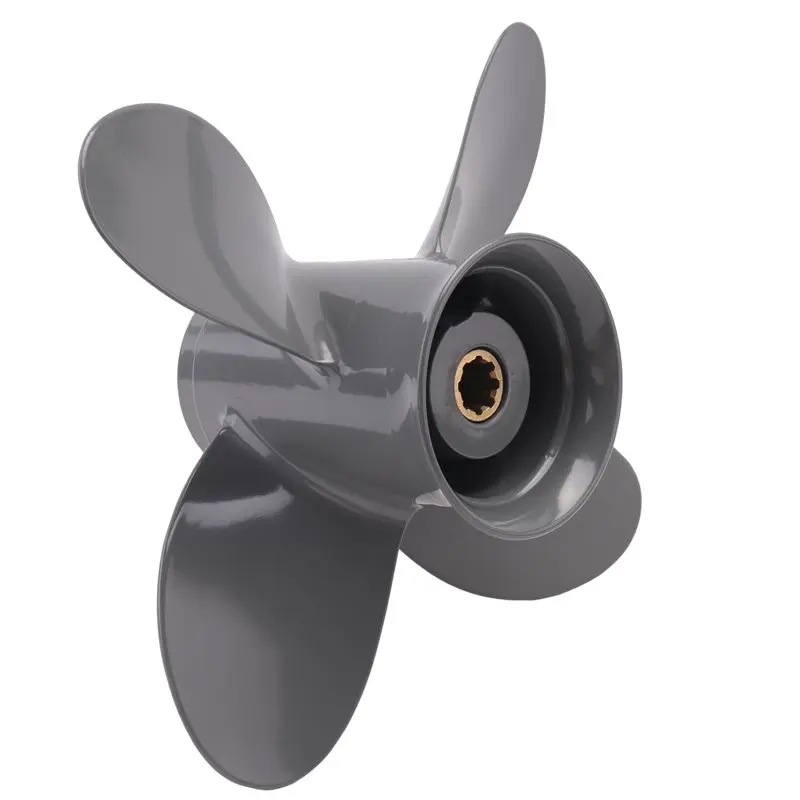 Eco-Friendly Propeller 4 Blade 9 1/4X10 For Honda And Outboard BF8D/BF9.9D BF9.9/BF15A BF15D/BF20 8 Splines 58134-ZV4-010
