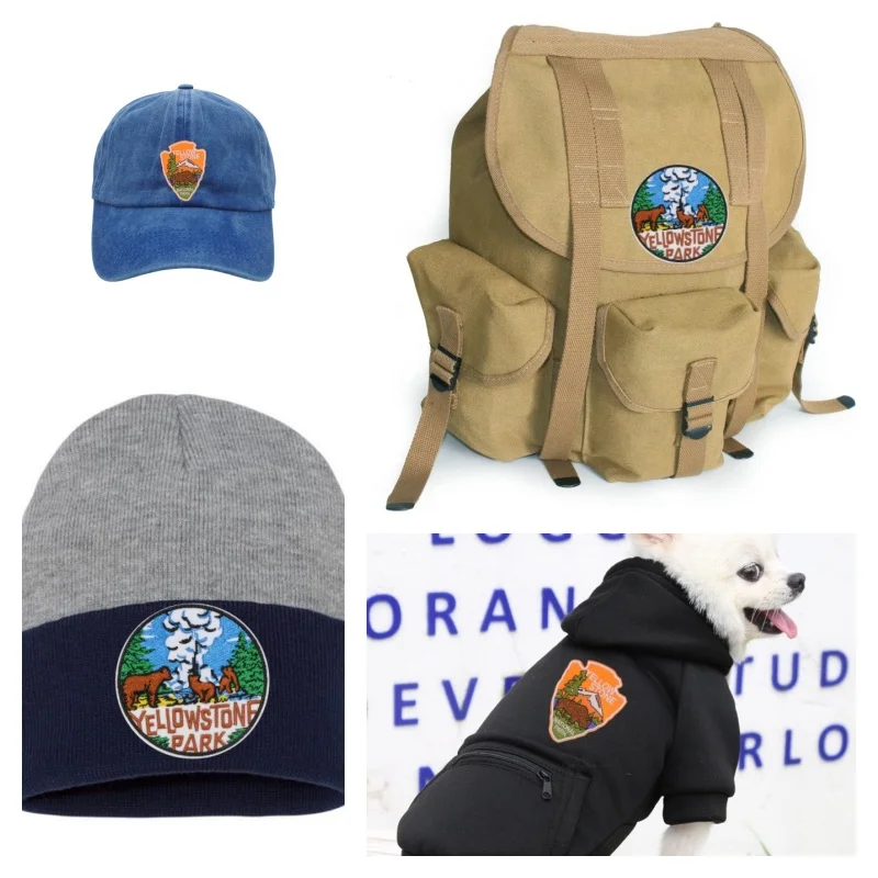 قطعتان من رقع الحديد المطرزة للسفر في الحديقة الوطنية، مناسبة لعشاق السفر، لخياطة القماش بنفسك على الجينز والسترات والسترات والقبعات وحقائب الظهر