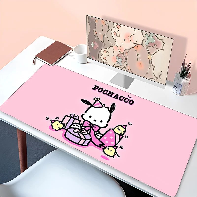 Cartoon Mouse Pad P-pochacco Larger XXL 900x400 Speed Mini Pc Computer Keyboard Desk Mat Gaming Accessories Kawaii Mousepad