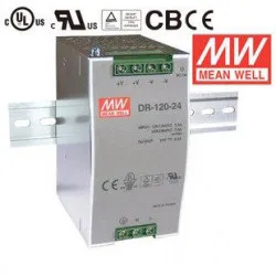 

[48V 2.5A] Genuine DR-120-48 Track-Mounted Switching Power Supply Taiwan Mean Well Ordinary Stable