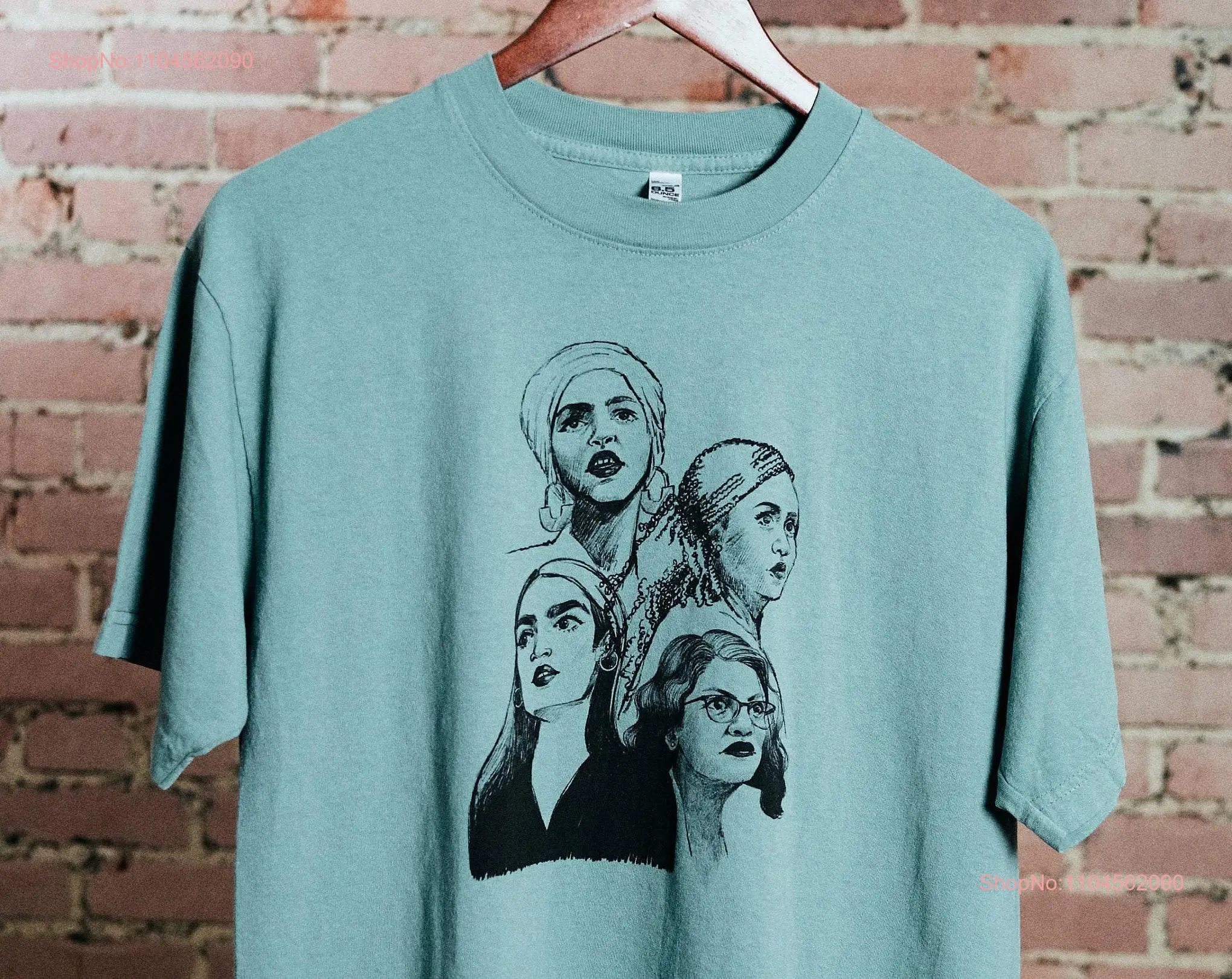 

The Squad T shirt AOC Rashida Tlaib Ayanna Pressley and Ilhan Omar long or short sleeves