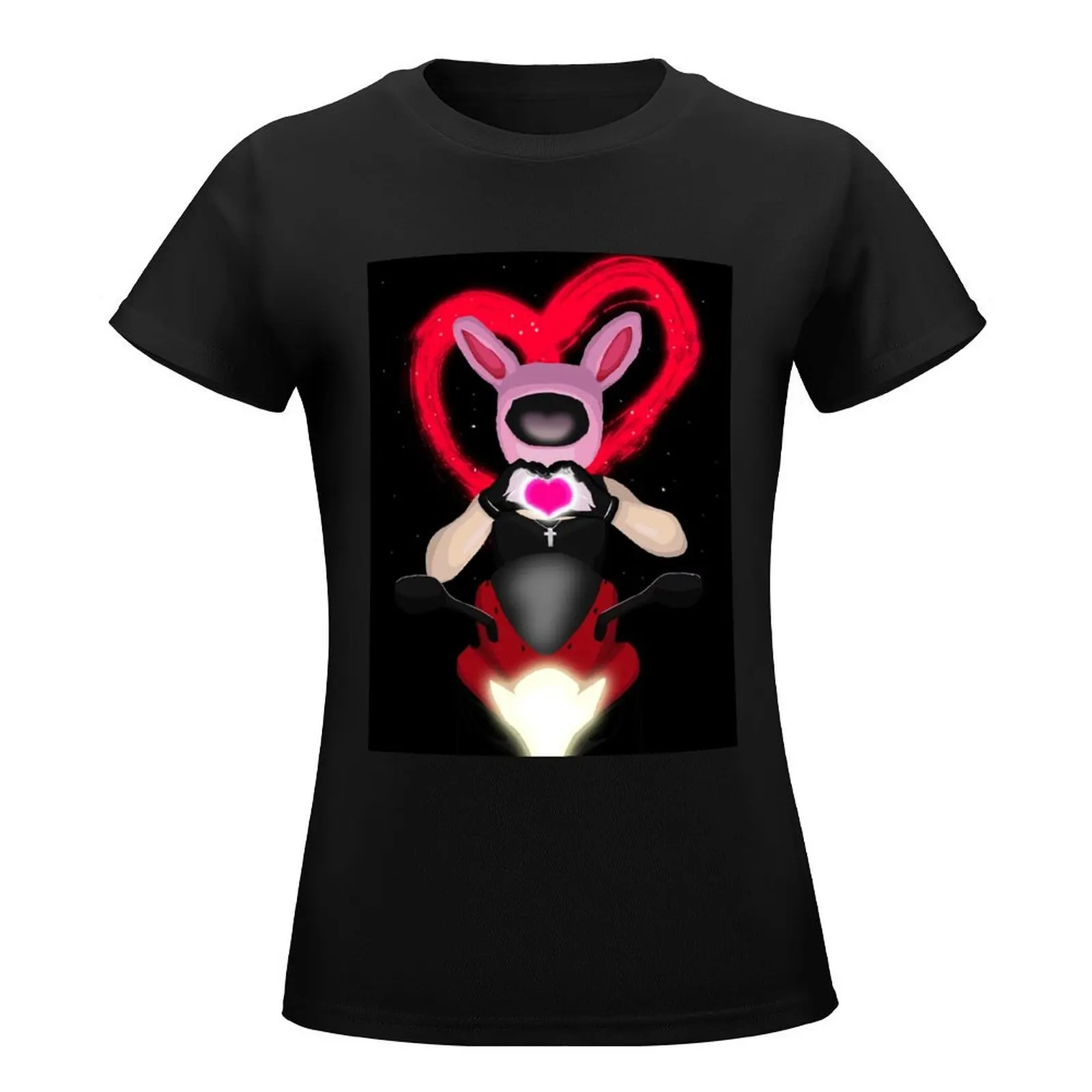 Camiseta con estampado de "Spread the Love" para mujer, camisetas personalizadas de algodón en Tallas grandes