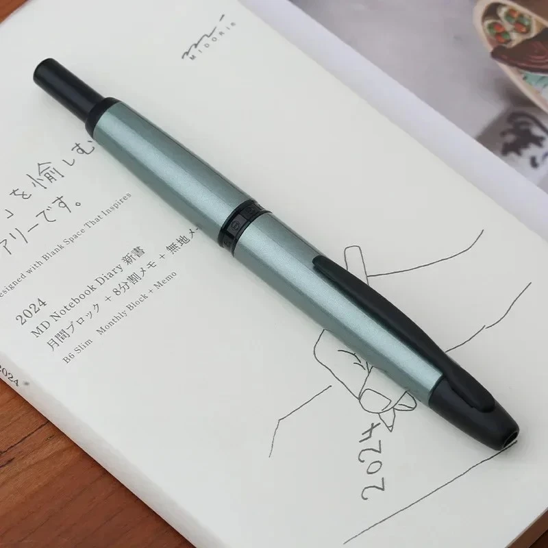 Majohn A1 Press Fountain Pen Fish Scale Pattern EF Nibs Writing Ink Pens For Business Office School Supplies New Pens