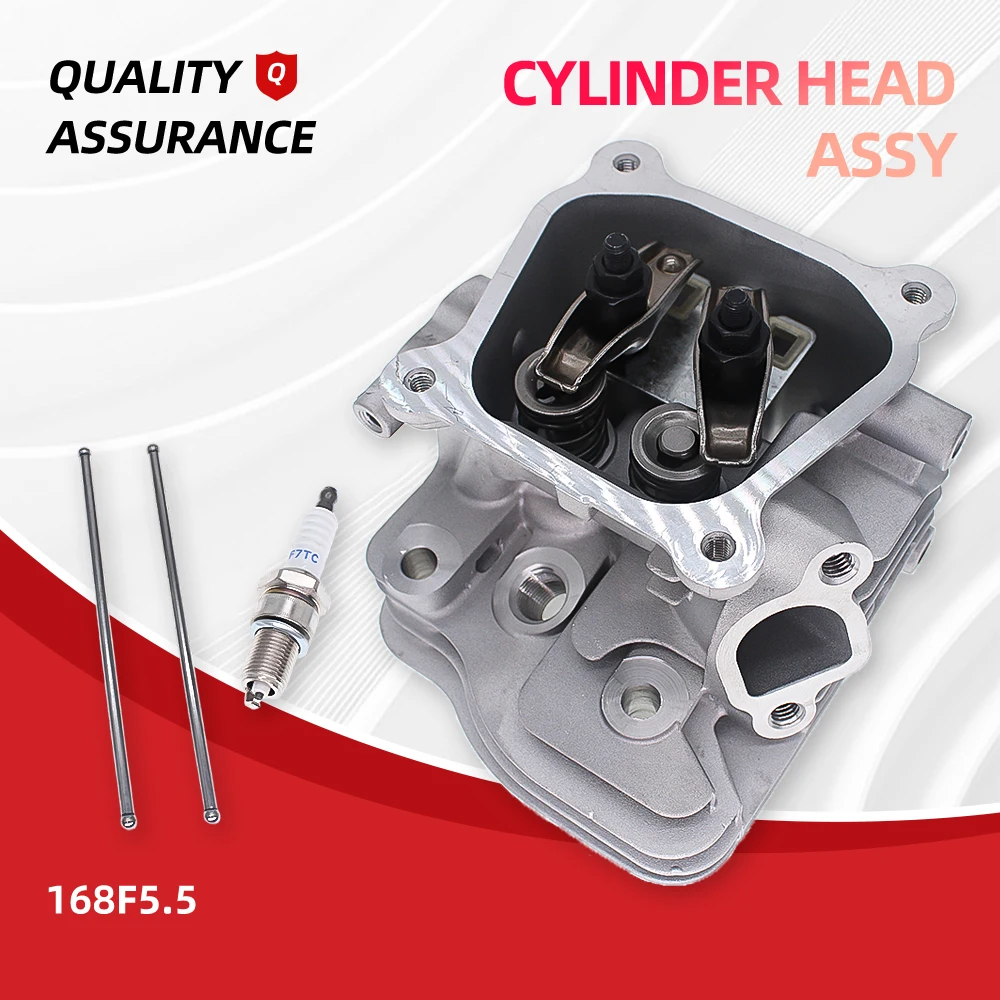 For Honda GX160 GX200 168F 5.5HP 6.5HP 163cc 196cc Gas Engine Cylinder Head Assembly Replaces 20044101