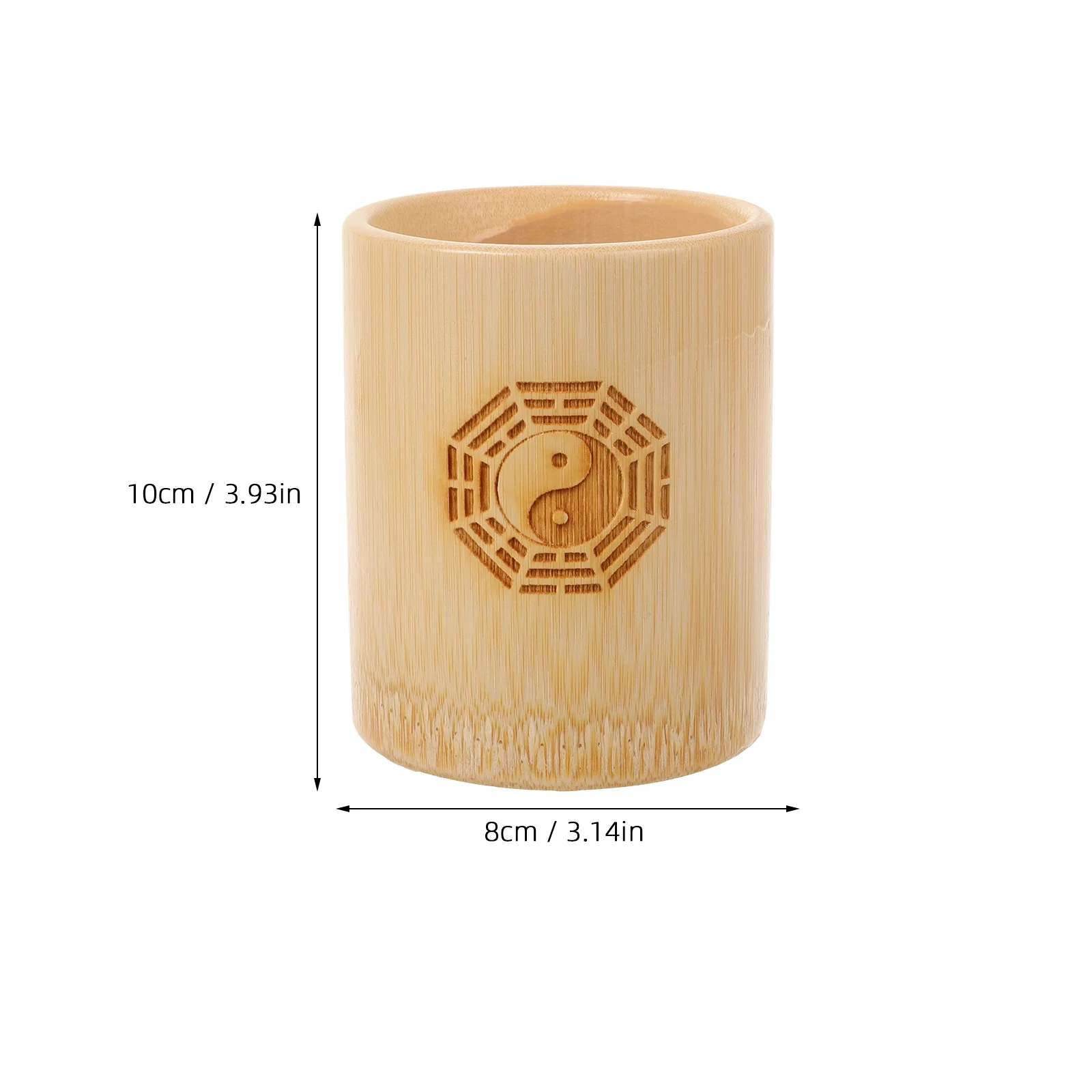 Strumento esagramma Antico cinese Divinazione Bastoni della fortuna Puntelli di scena Secchio da gioco in bambù