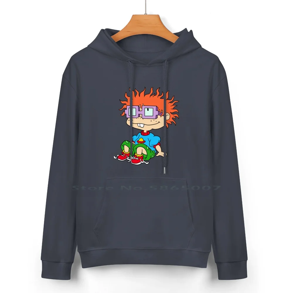 Carlitos Pure Cotton Hoodie Sweater 24 Colors Angelica Nostalgia Reptar Retro 90s Cartoons Funny Kids Nostalgic Tv Animated