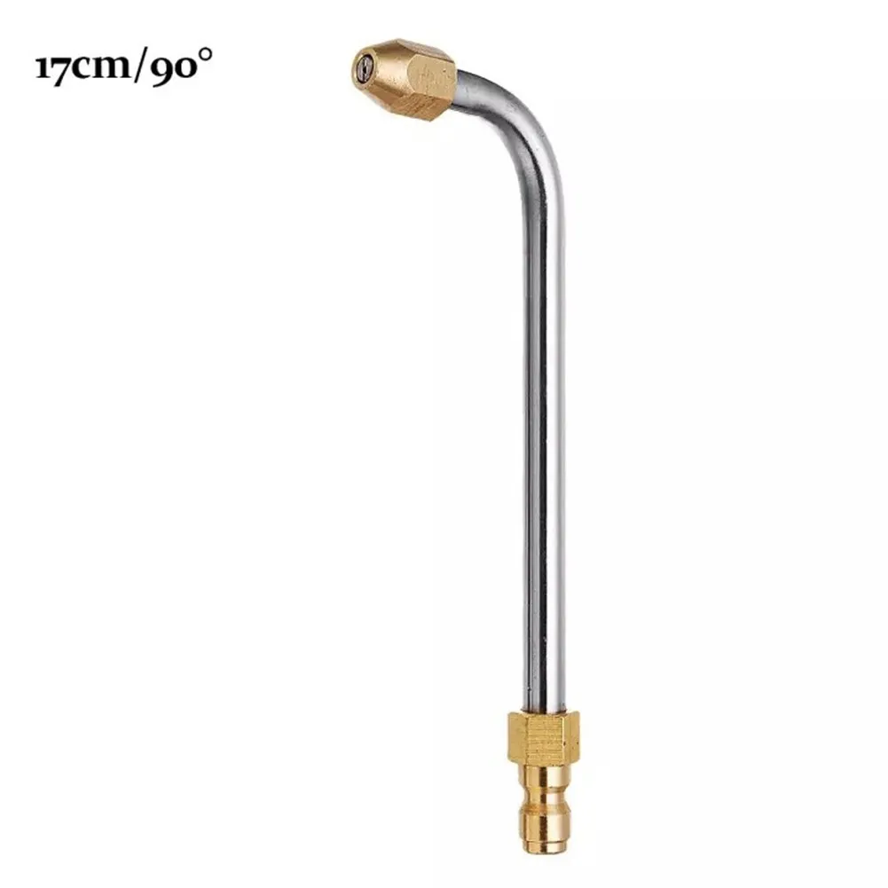 Replacement Wash Nozzle Accessory Angled Quick Connect Stainless Steel Work Efficiency 1 Pc Replacement Wash Nozzle