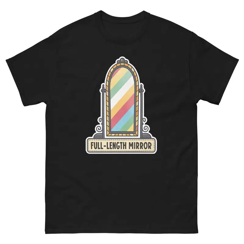 Full Length Mirror Hotel Item Travel Motel T Shirt
