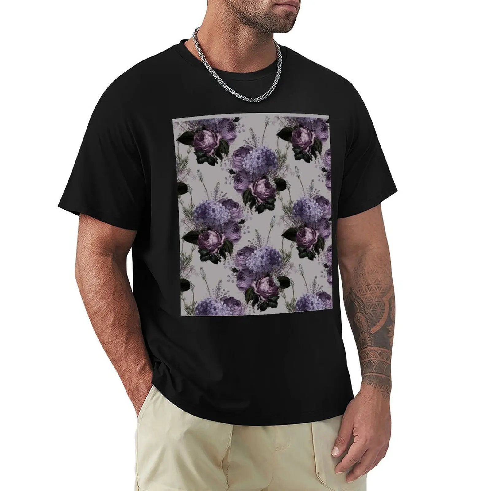 

Roses and Hyacinth T-Shirt hippie clothes kawaii clothes mens designer clothes