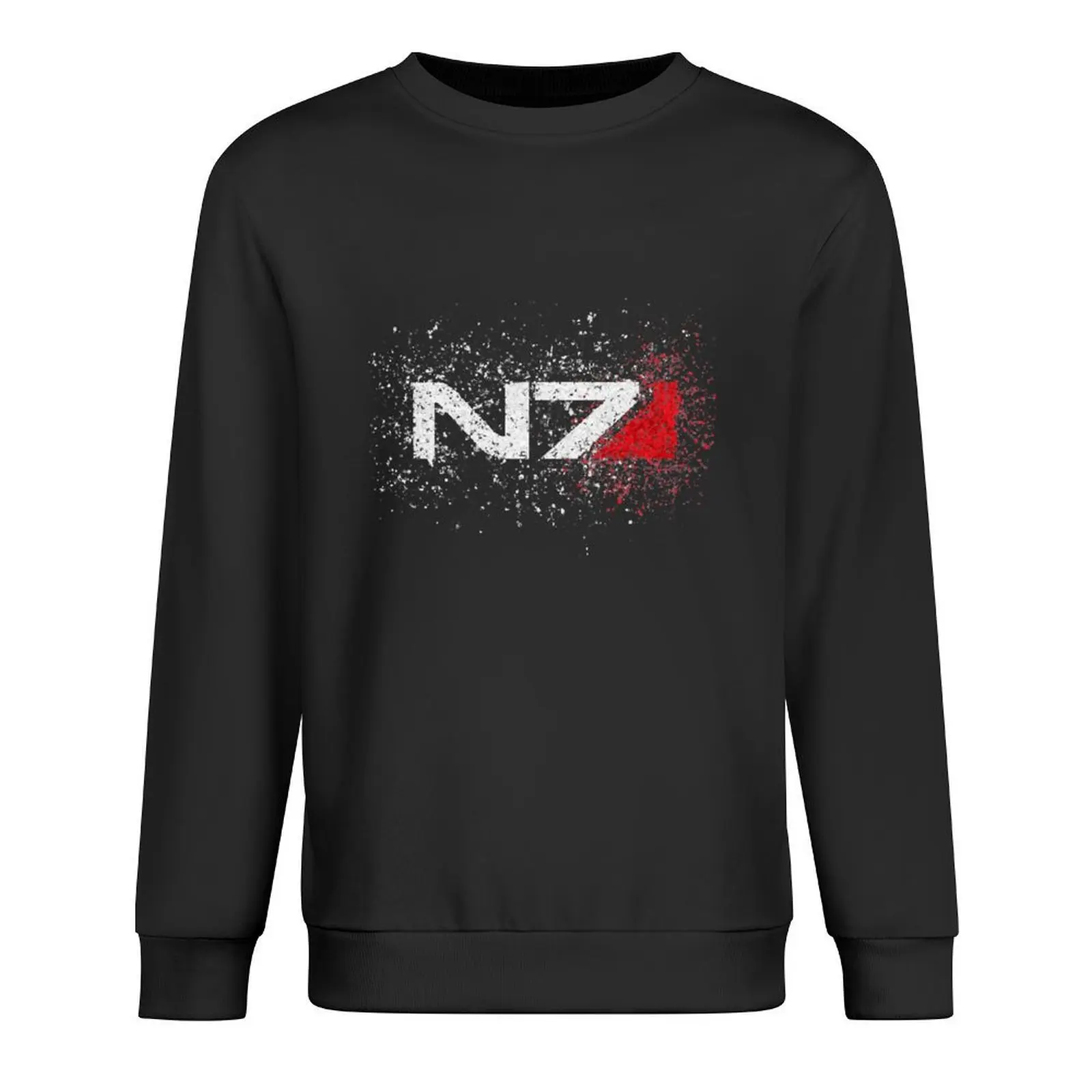 

Mass Effect N7 Classic Pullover male clothes men's sweat-shirt tracksuit men's winter sweater hooded sweatshirts