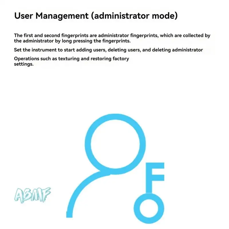 

ABMF-Biometric Fingerprint Lock White Anti-Theft Smart Drawer Lock Keyless Fingerprint Security Furniture Door Lock