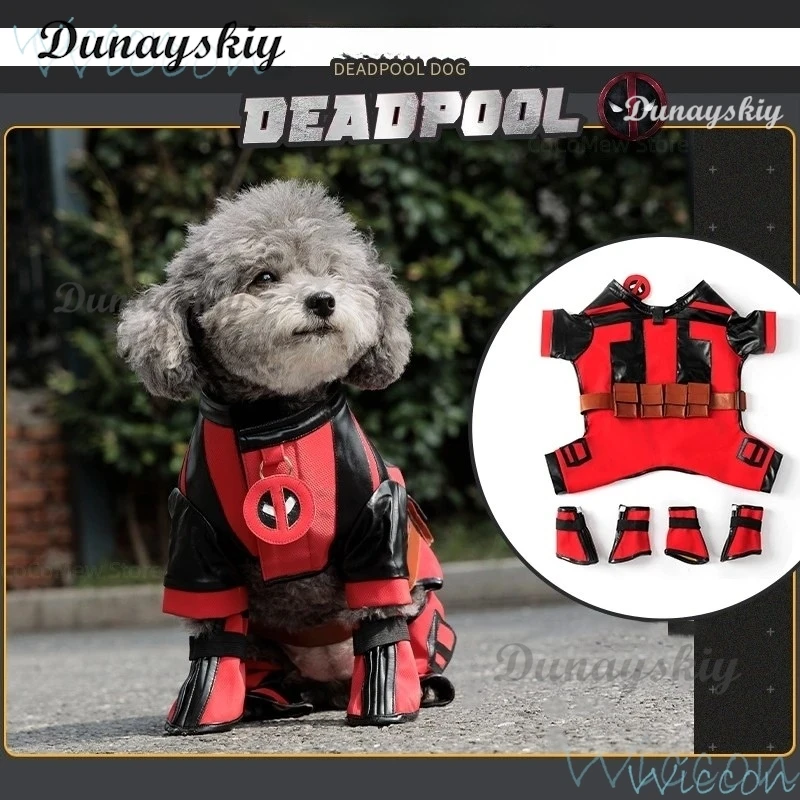 Movie Dead Cosplay pool Costume Pet Cos Outfits Dogs Cats Superhero Clothing Halloween Carnival Party Costumes