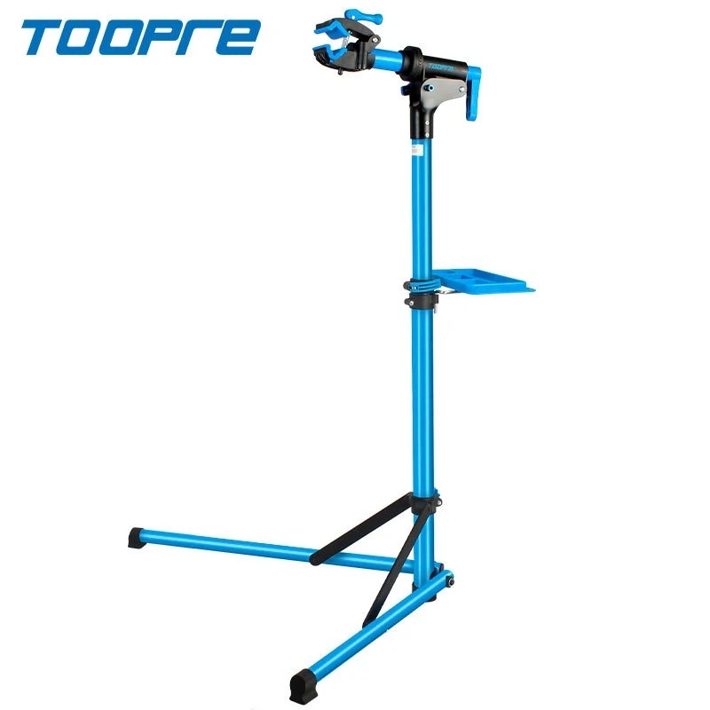 Foldable Bicycle Repair Stand Aluminum Alloy 360°Rotatable Bicycle Display Storage Repair Rack  Bike Repair Maintanance Frame