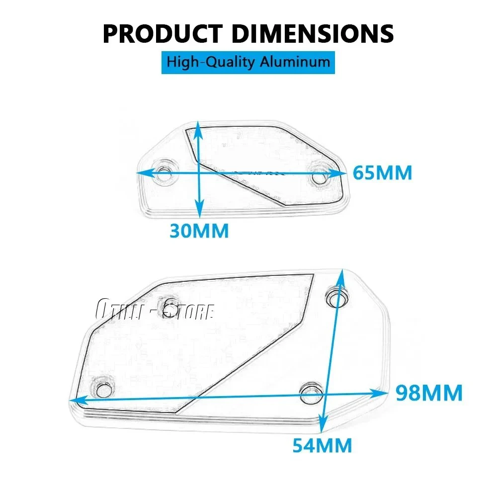 สําหรับ BMW R1300GS ผจญภัย R1300 GS R 1300 GS ADV 2023 2024 2025 รถจักรยานยนต์คลัทช์เบรคหน้าอ่างเก็บน้ําฝาครอบหมวก