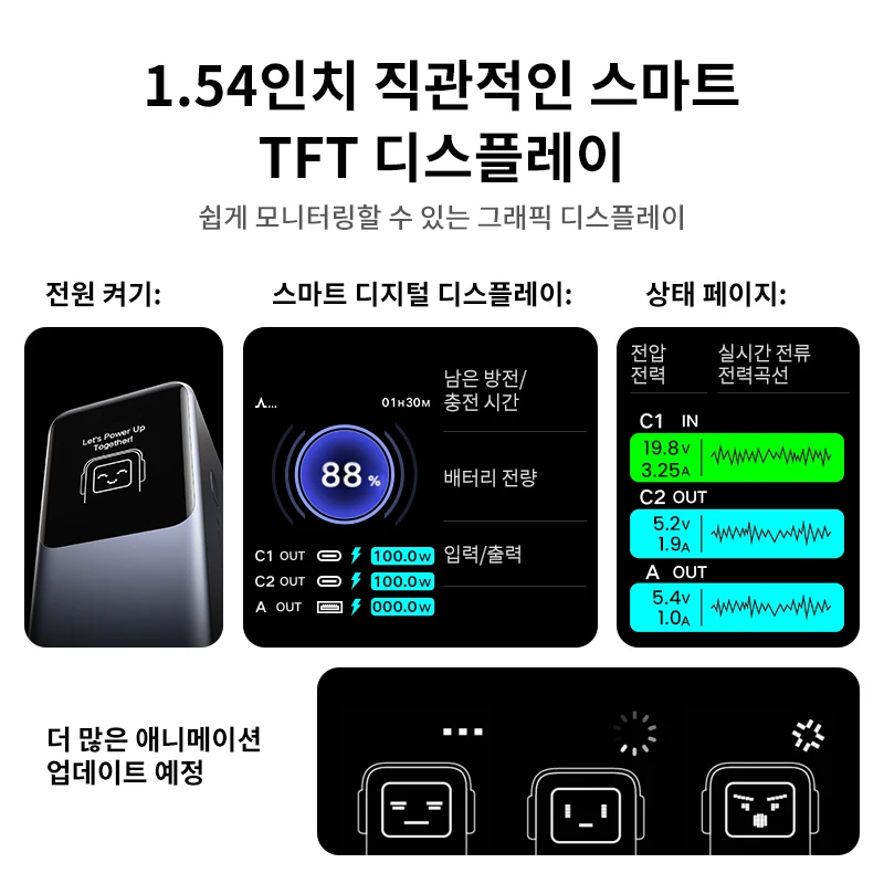 UGREEN Nexode 보조배터리 휴대용 PD 외장 배터리 보조베터리, 맥북 프로, 아이... - 5