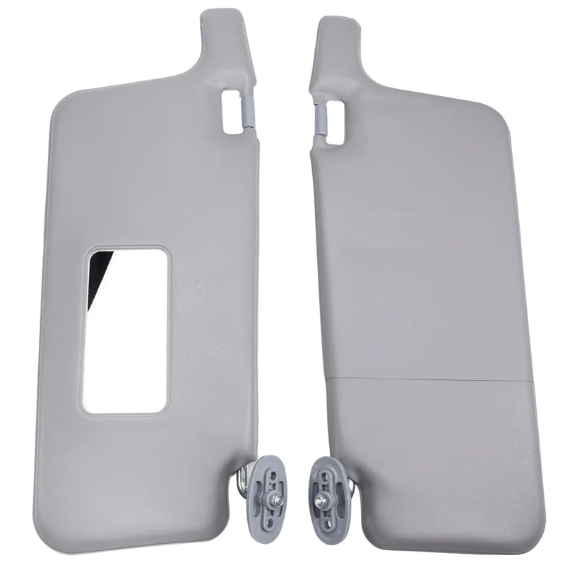 Pair Of Interior Sunvisors – Gray – Fits Honda Civic 1996-2001 (Left + Right, LHD)